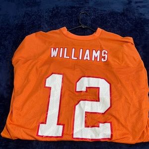 1982 DOUG WILLIAMS TAMPA BAY BUCCANEERS JERSEY ORANGE AUTHENTIC NFL THROWBACK